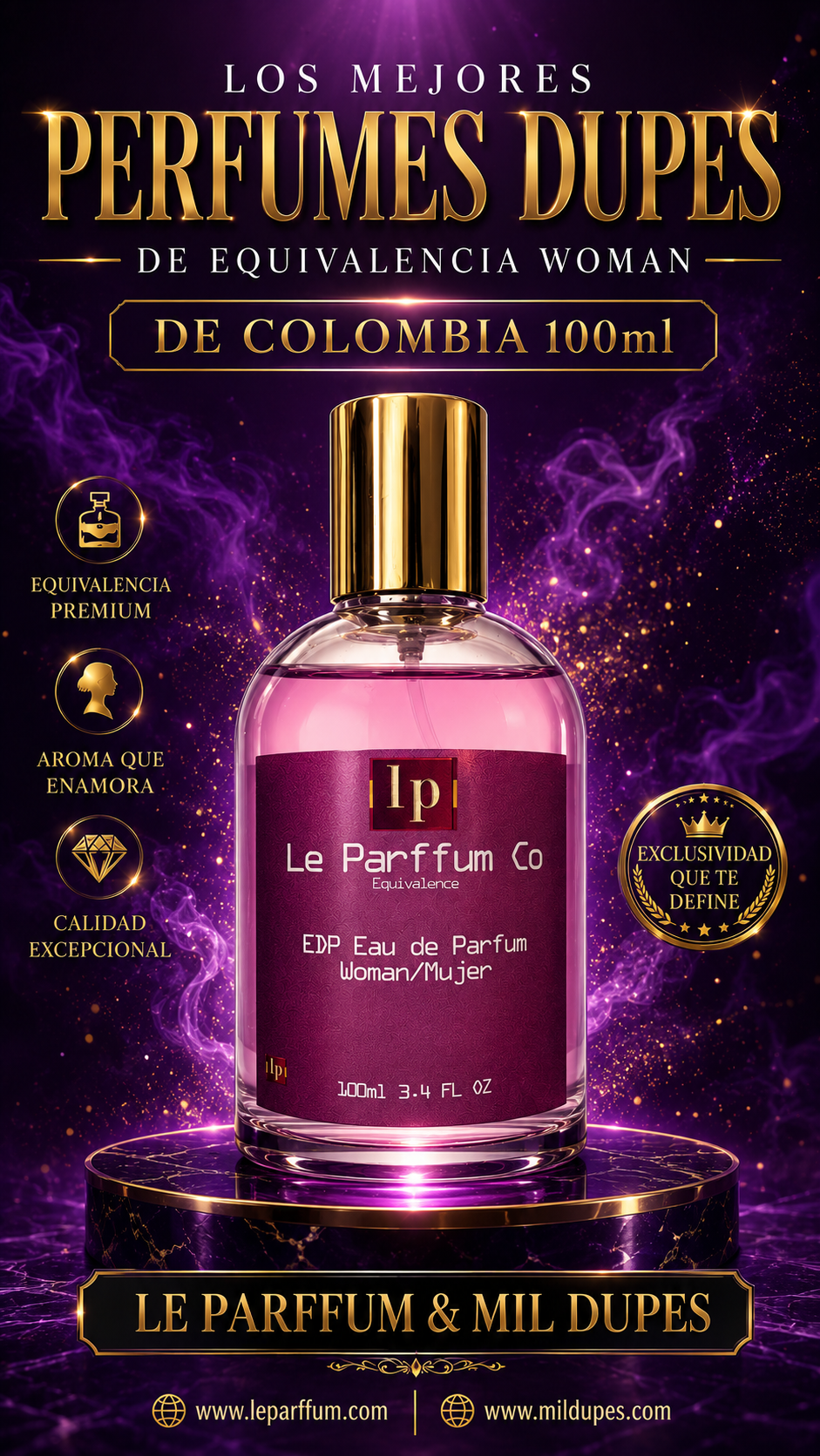 Siren Paris Hilton Dupes de Le Parffum 100ml